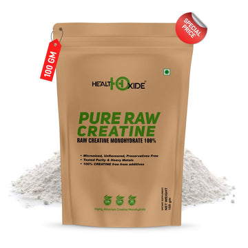 Healthoxide Pure Raw Creatine monohydrate 100% Powder