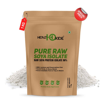 HealthOxide Pure Raw Soya Isolate 90% Protein Powder
