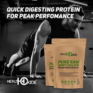 Healthoxide Pure raw Whey Protein Isolate