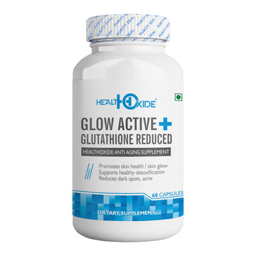 Healthoxide Glow Active + Glutathione Reduced Aging Supplements