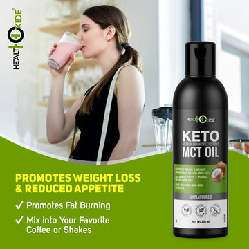 HealthOxide KETO  MCT Oil for weight loss