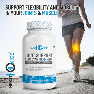 HealthOxide Joint Support - Glucosamine + MSM Capsules