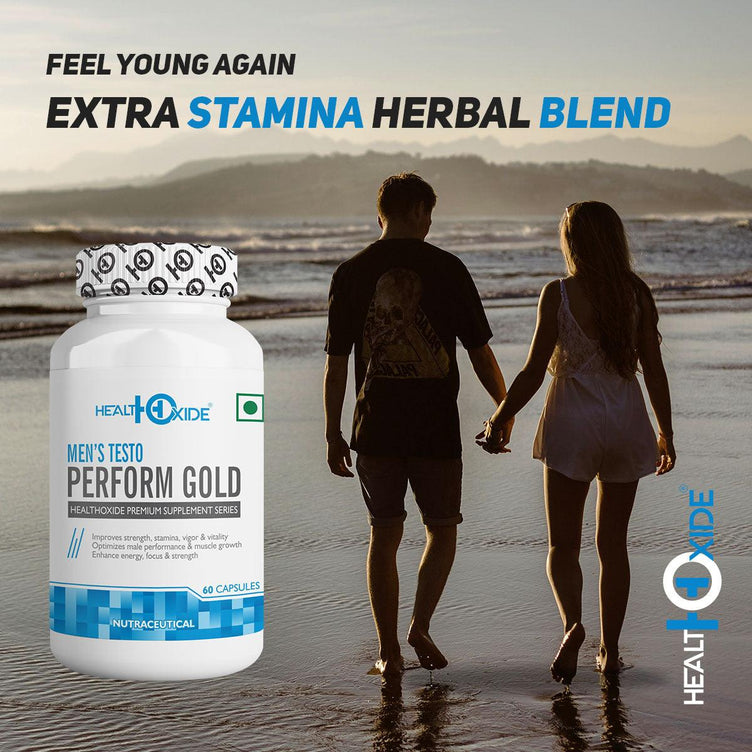 Men's Testo Perform Gold – 60 Veg Capsules