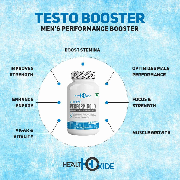 Men's Testo Perform Gold – 60 Veg Capsules