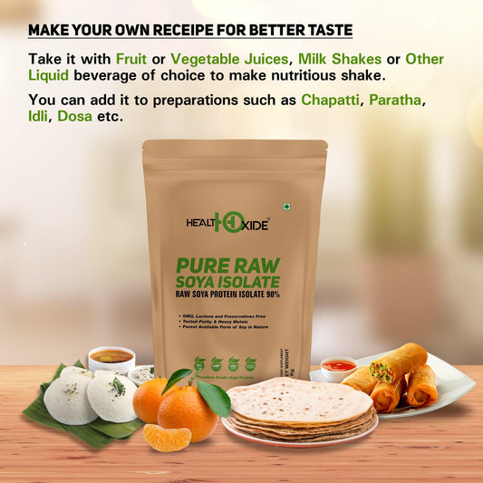 HealthOxide Pure Raw Soya Isolate + Pure Shilajit Combo