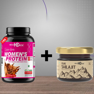 HealthOxide Women’s Protein + Pure Shilajit Combo