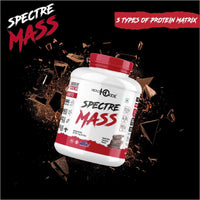 Healthoxide Spectre Mass (21.55g protein) Powder, Gaining Muscle Mass, Muscle Recovery, Double Rich Chocolate (3kg)