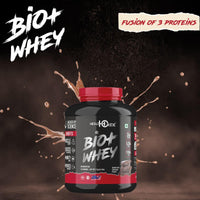 Healthoxide Bio + Whey (24G Protein) Powder, Muscle Growth, Immunity Boost, Reduce Inflammation, Double Rich Chocolate (2kg)