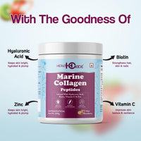 HealthOxide Marine Collagen Peptides With Glow Active-Glutathione Reduced