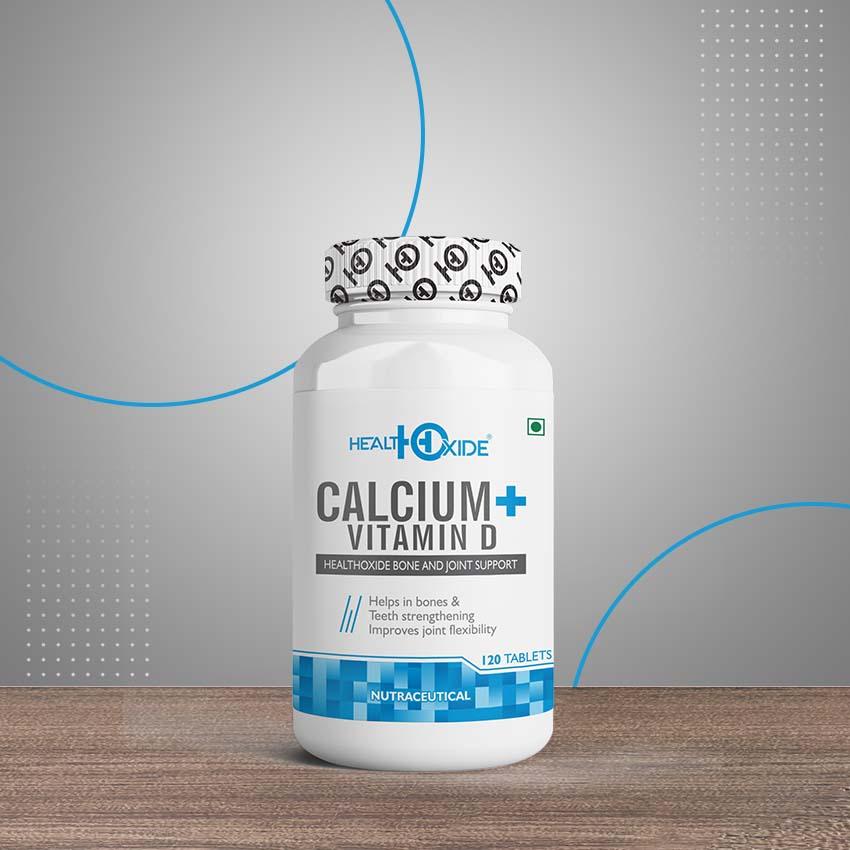 HealthOxide Calcium 625 mg + Vitamin D 400 IU Tablets