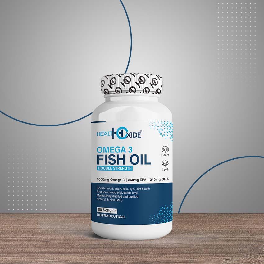 Healthoxide Omega 3 Fish Oil 1000 mg