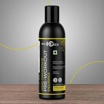 Pre-workout Liquid Concentrate,  (300ml, Pineapple Flavor)