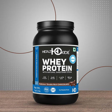 Healthoxide Whey Protein with 100% Natural Sweetener Stevia