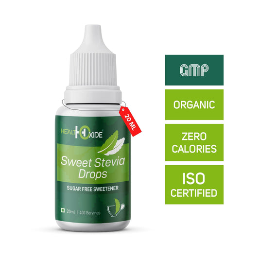 HealthOxide Sweet Stevia Drops + Pure Shilajit Combo