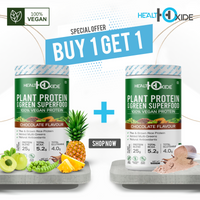 HealthOxide Plant Protein Buy 1 Get 1 (Natural Chocolate flavor)