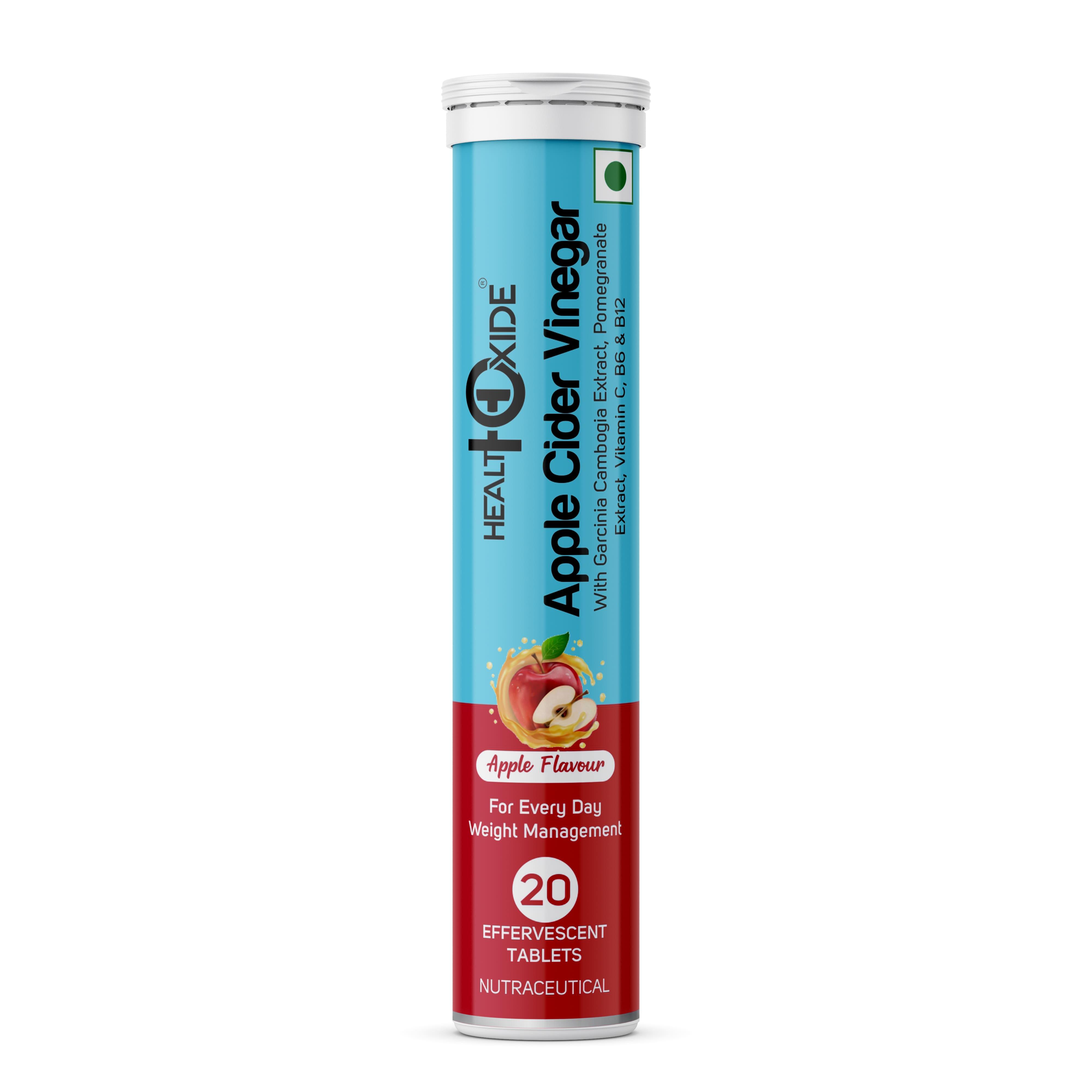 Healthoxide Apple Cider Vinegar Effervescent Tablet