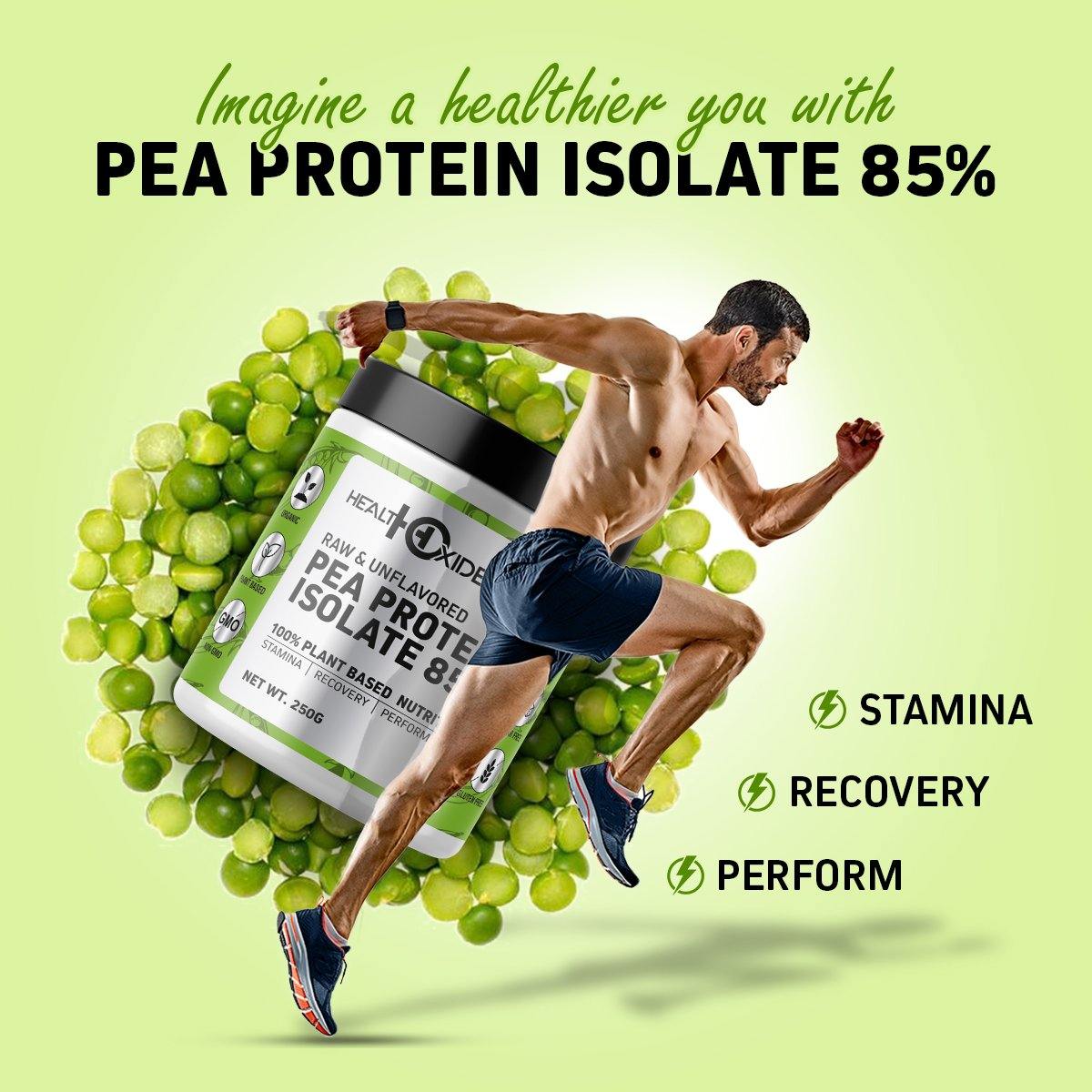 raw pea protein powder