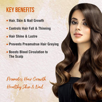 Healthoxide Whole Food Biotin for Healthy Hair, Nail, Skin,120g