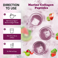 HealthOxide Marine Collagen Peptides with Hyaluronic Acid(Kiwi Strawberry)-200gm