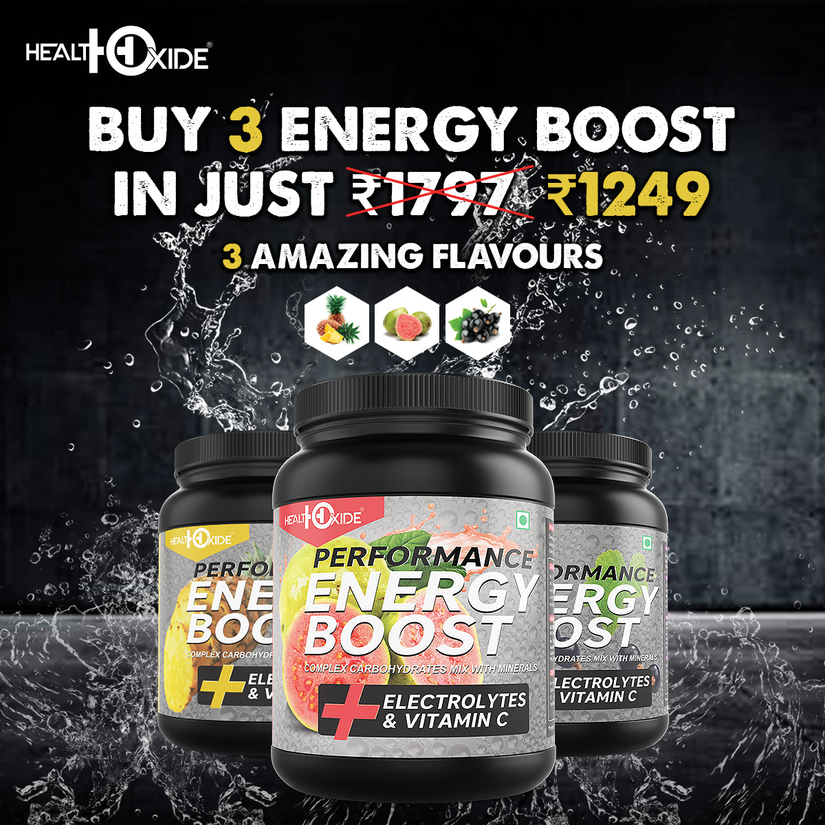 Boost Extra Power Energy Drink - Pack of 3