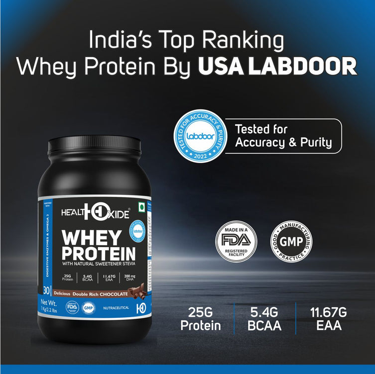 Whey Protein with 100% Natural Sweetener Stevia