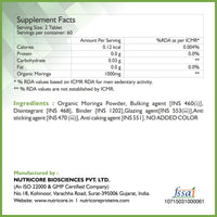 ingredients in moringa tablets