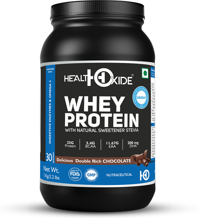 Whey Protein with 100% Natural Sweetener Stevia