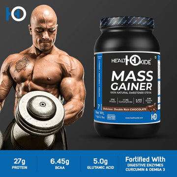 Healthoxide Mass Weight Gainer with Rich Chocolate Flavor