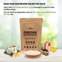 Pure Raw Pea Protein Isolate 80% - Unflavoured, – 1Kg